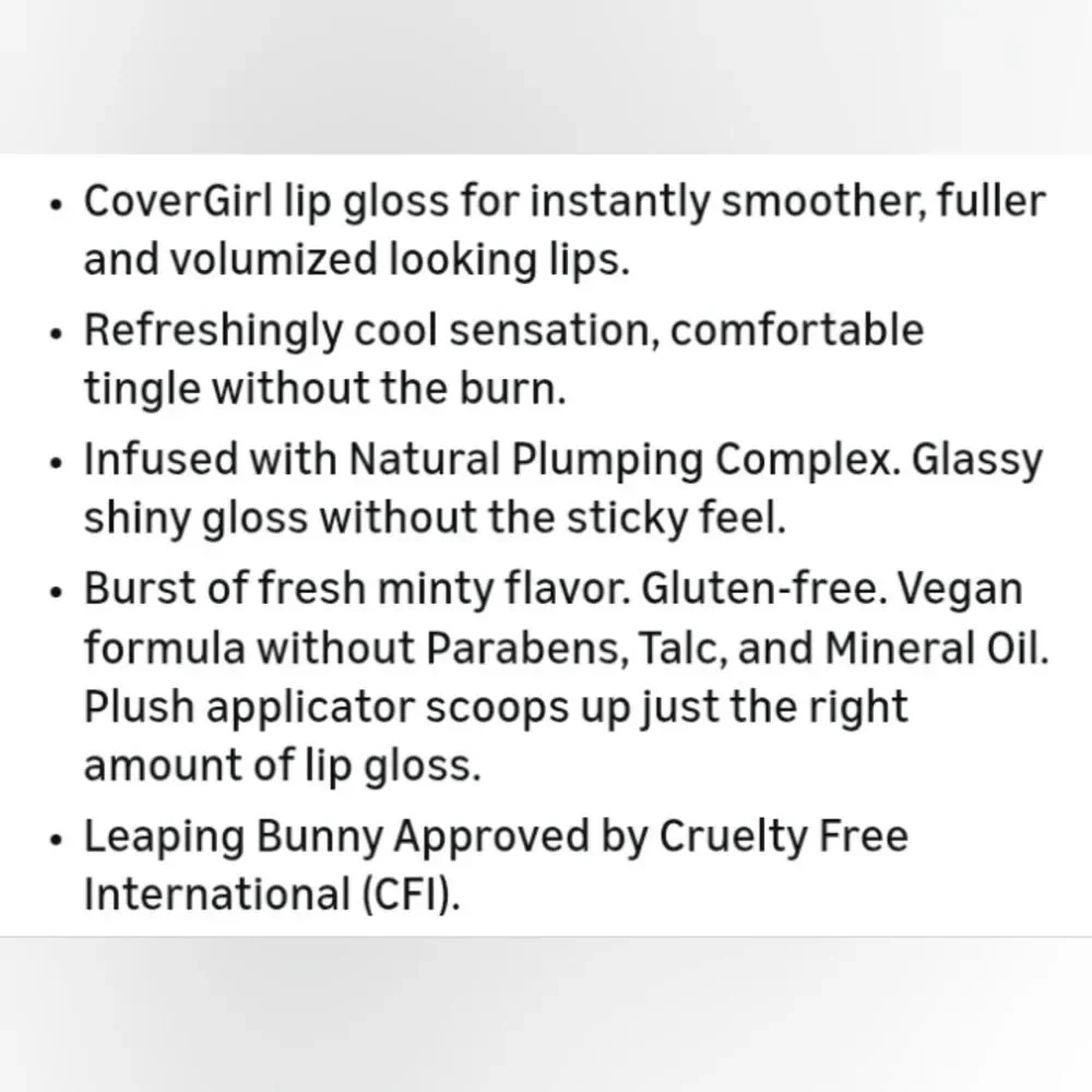 New COVERGIRL Clean Fresh Yummy Gloss Lip Plumper In 